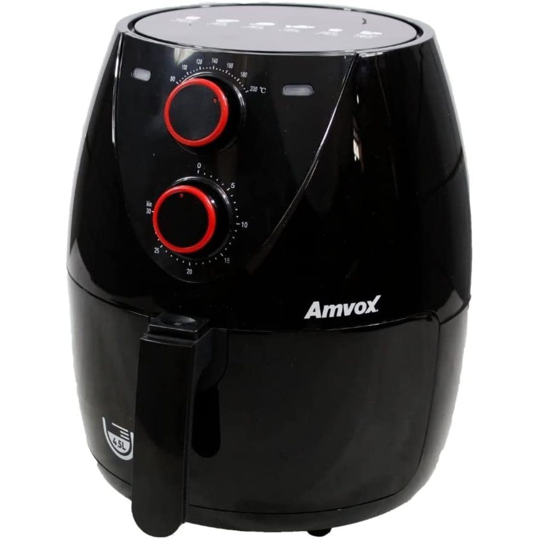 Fritadeira Air Fryer Amvox ARF 1205 4,5L 220V Preta