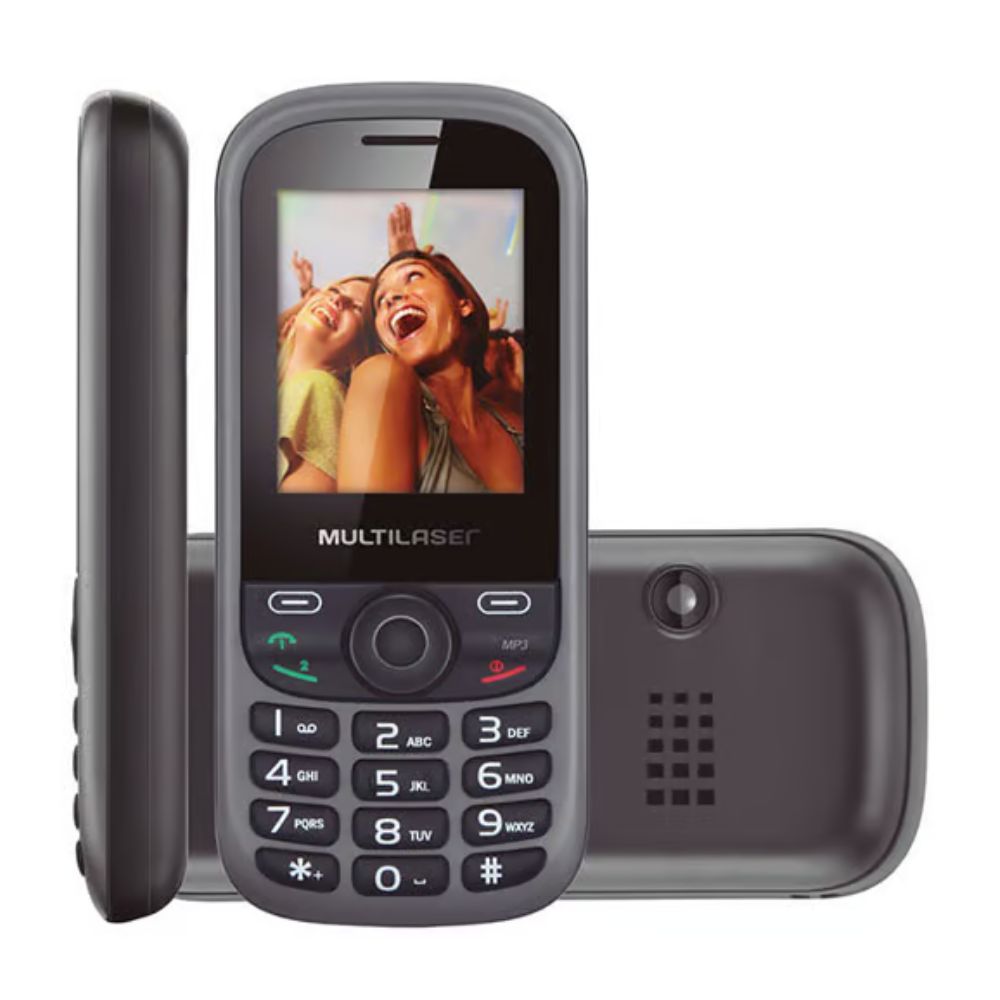 Celular Multilaser Up P3292 Duos Preto/Cinza