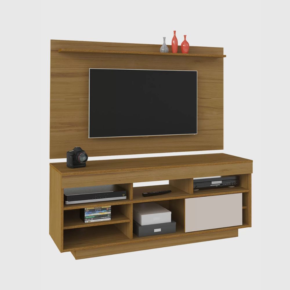 Rack C/ Painel Artely Roma Iii 004122 Freijo / Off White