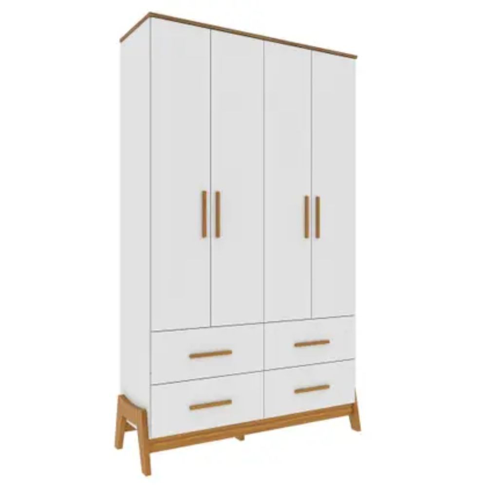 Guarda-Roupa Guti 4 Portas em MDF