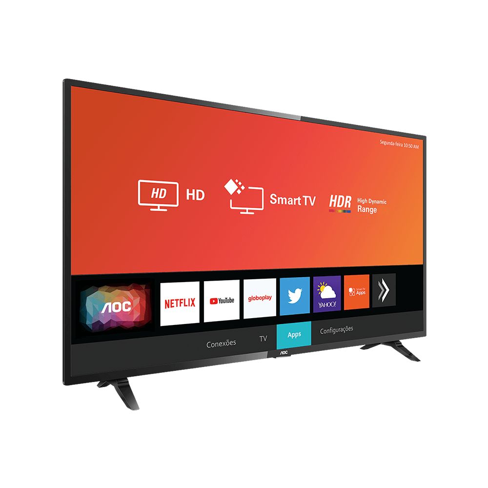 Smart TV AOC LED 32 Polegadas 32S5045/78G Roku