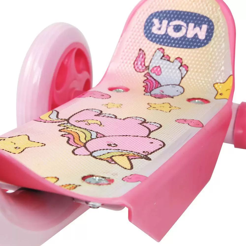 Patinete 3 Rodas Infantil Rosa Mor