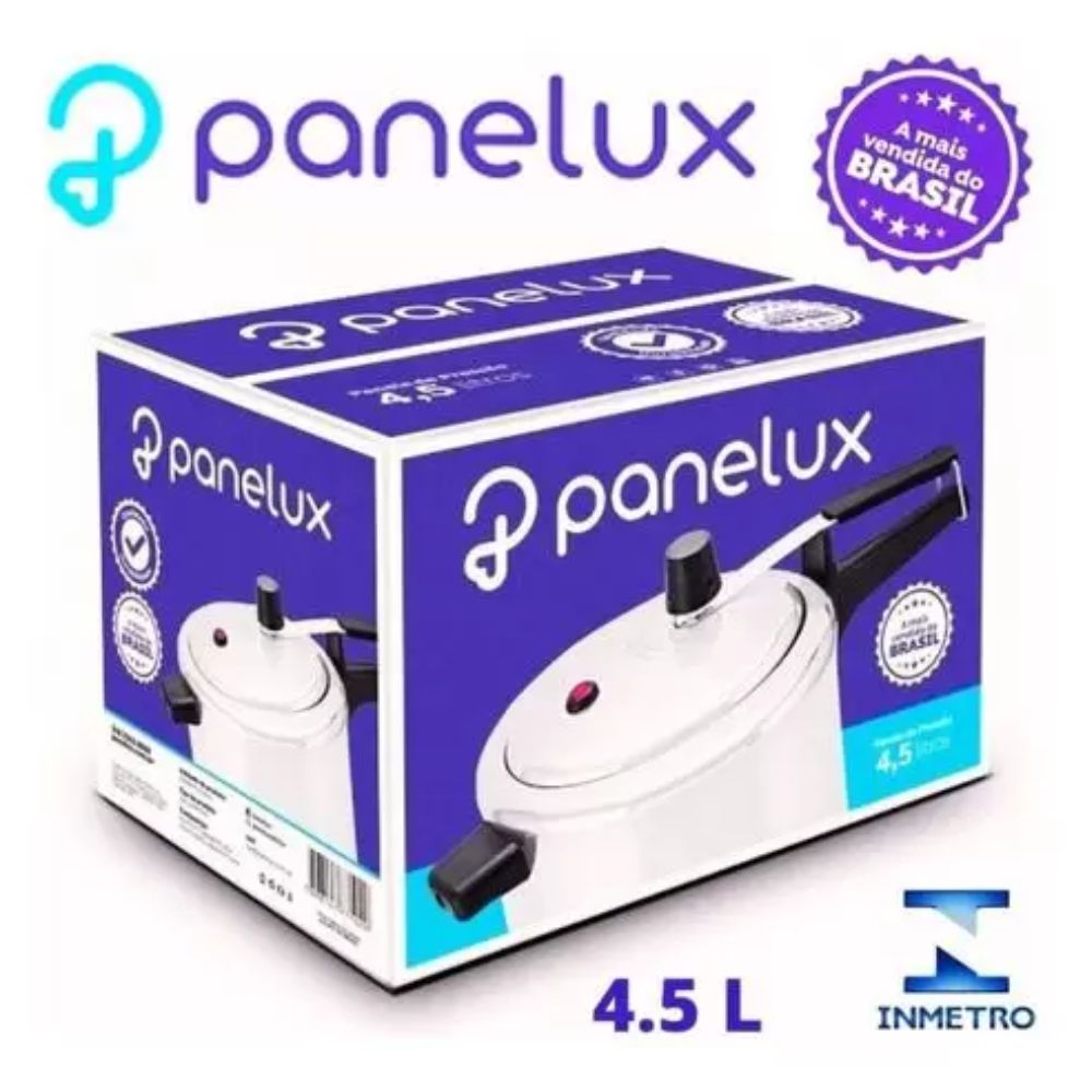 Panela de Pressão Panelux 4.5 Litros Polida