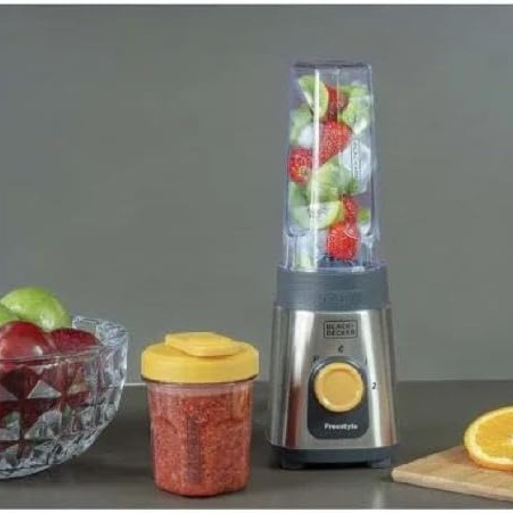Liquidificador e Processador Portátil Black+Decker LP320 Inox 300W 220V