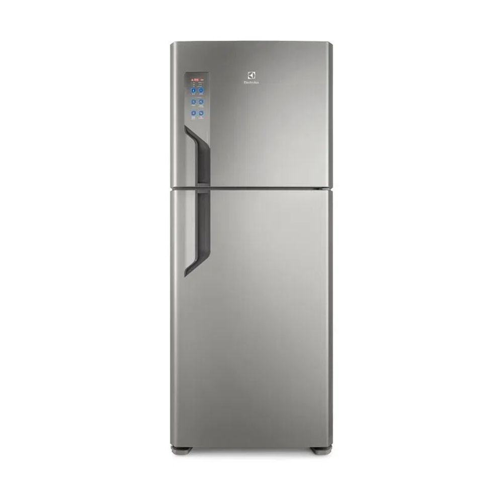 Geladeira Electrolux TF55S Frost Free com Prateleira Reversível Platinum 431L inox