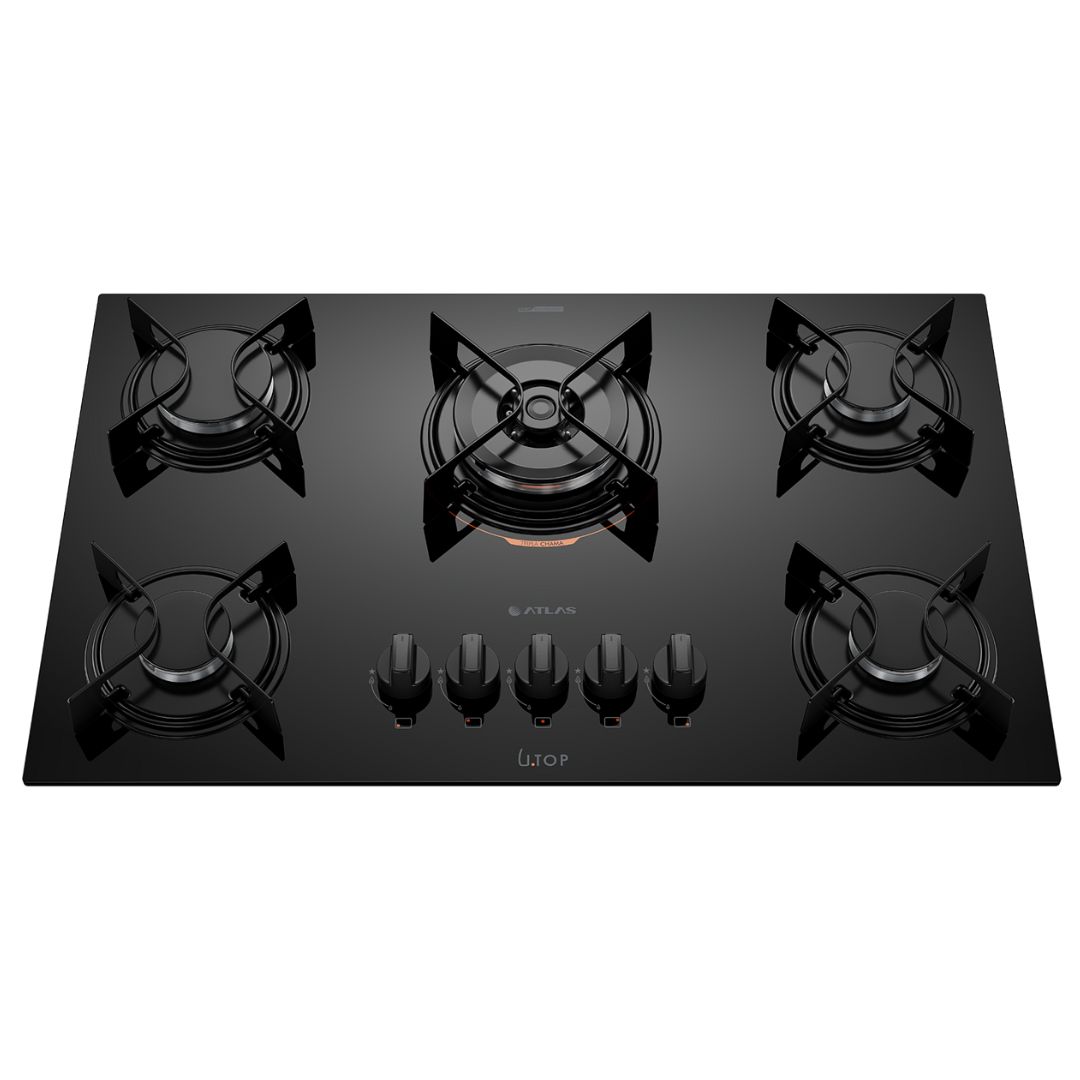Cooktop Atlas Utop 5 Bocas Tc Preto