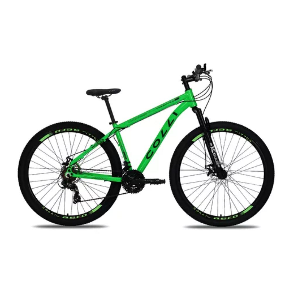 Bicicleta Colli Verde Neon Toronto Aluminio Aro 29 Disco-shimano 21M