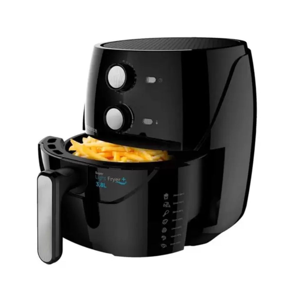 Fritadeira Air Fryer 3,8L Super Light Preta FRT555 220V Cadence
