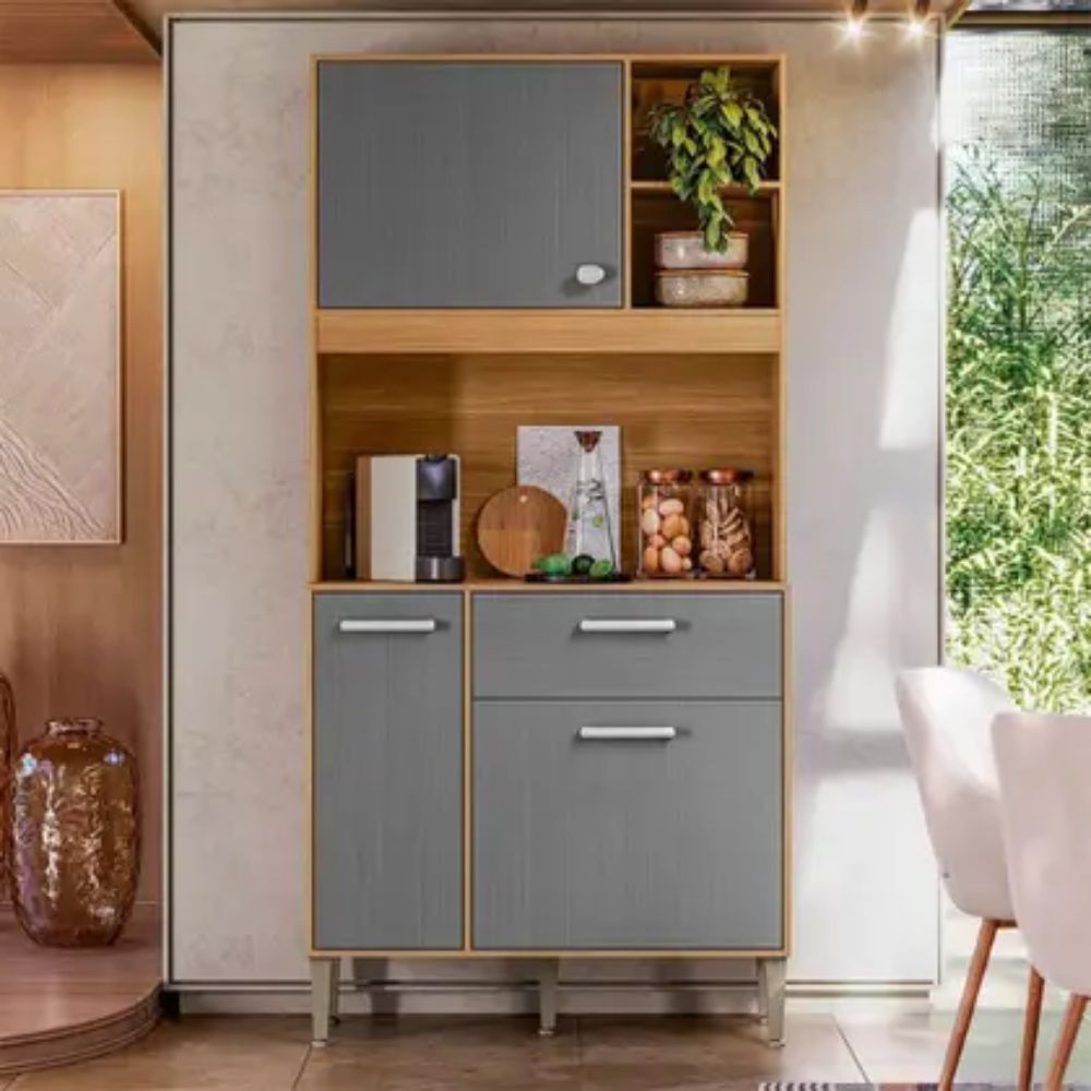 Cozinha Compacta Kits Paraná Zen 3 Portas 1 Gaveta
