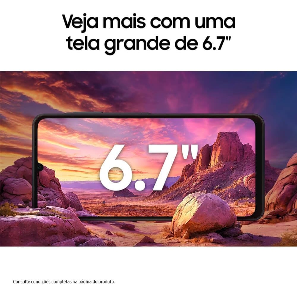 Smartphone Samsung Galaxy A06 128GB Branco 4G
