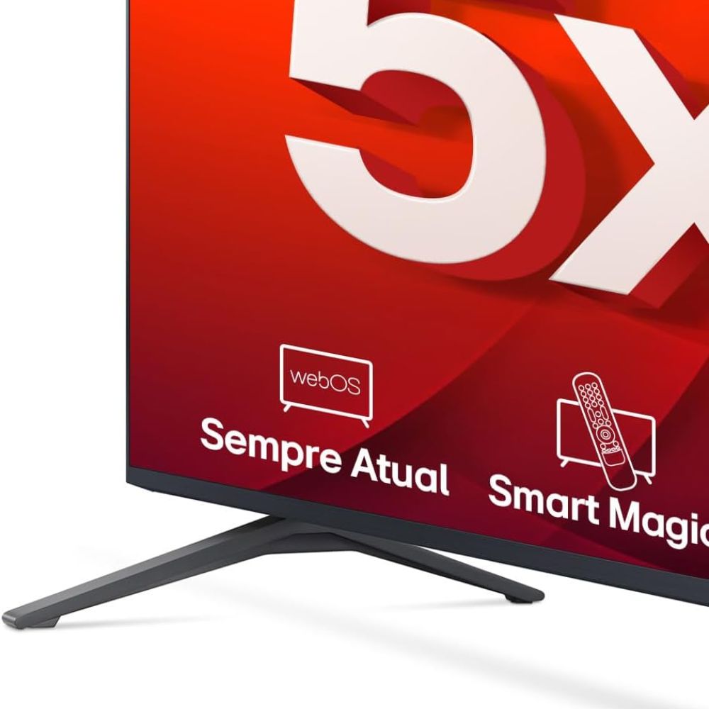 Smart TV 50” 4K Ultra HD LED LG Wi-Fi Bluetooth Alexa 3 HDMI IA 50UR8750PSA