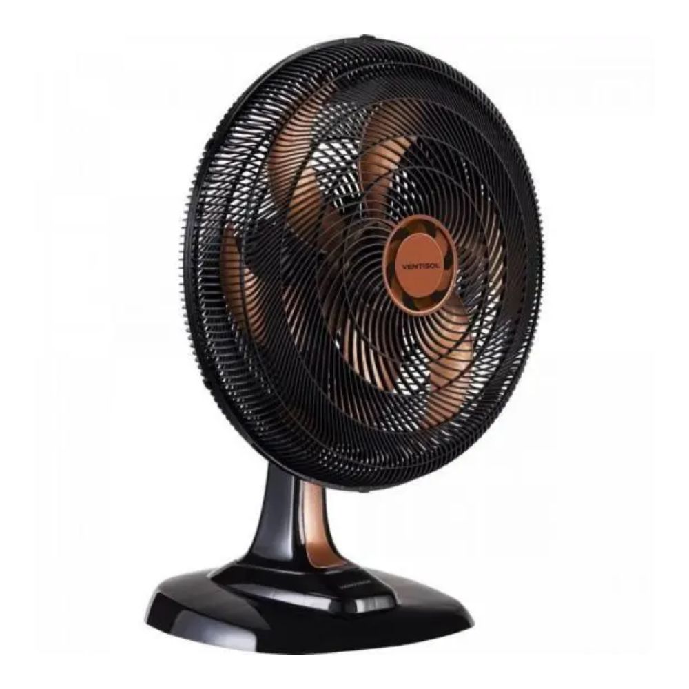 Ventilador Ventisol Premium Mesa Turbo 6P 50cm Bronze