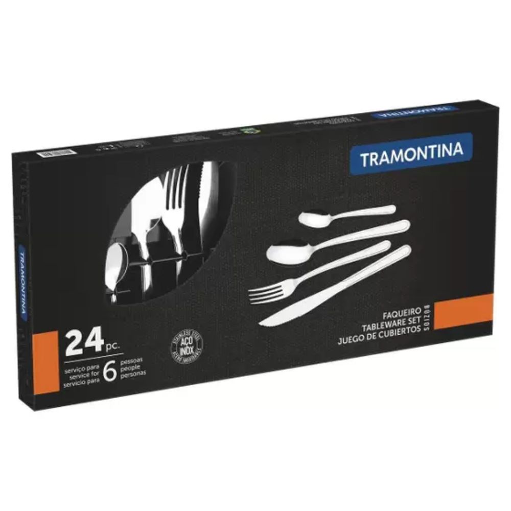 Faqueiro Buzios 24 Peças em Aço Inox Tramontina 23799071