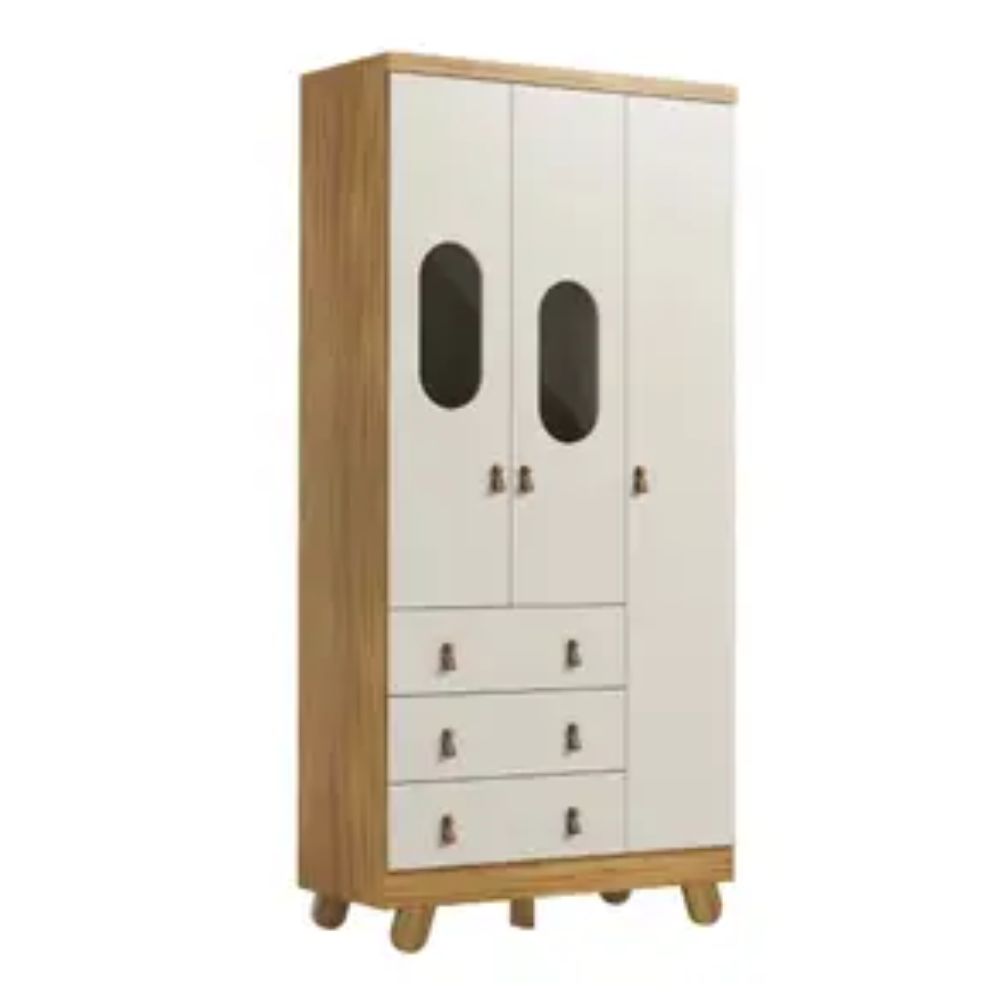 Guarda-Roupa Infantil Pingo 3 Portas