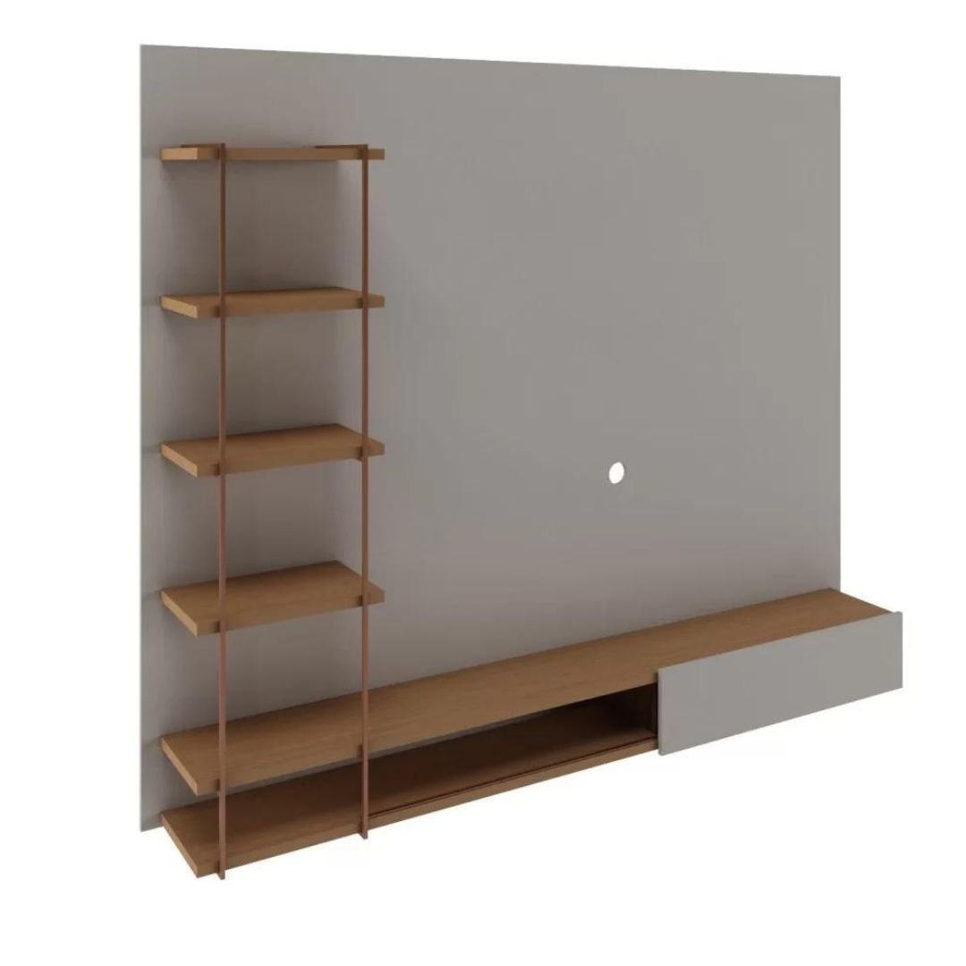 Painel Rudnick Lucca Suspenso 2.20 Off White/natural