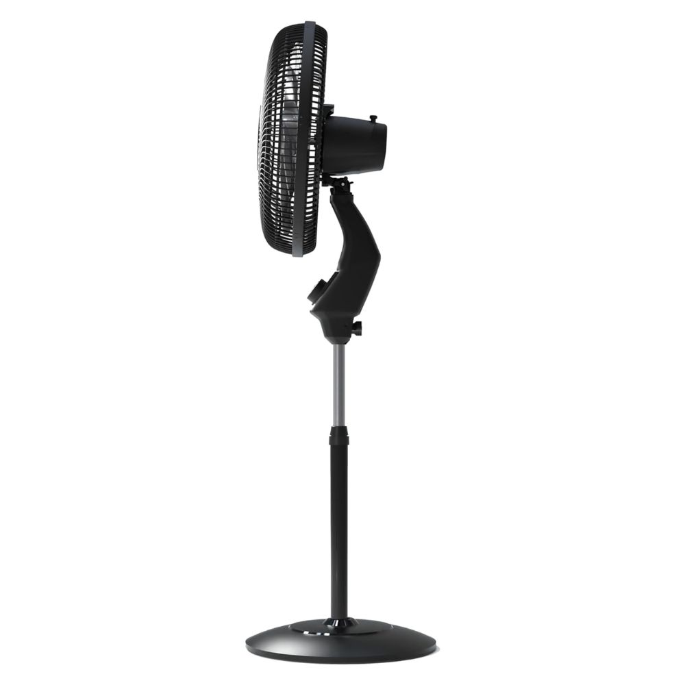 Ventilador Mallory Coluna Eolo Preto e Grafite 40 cm