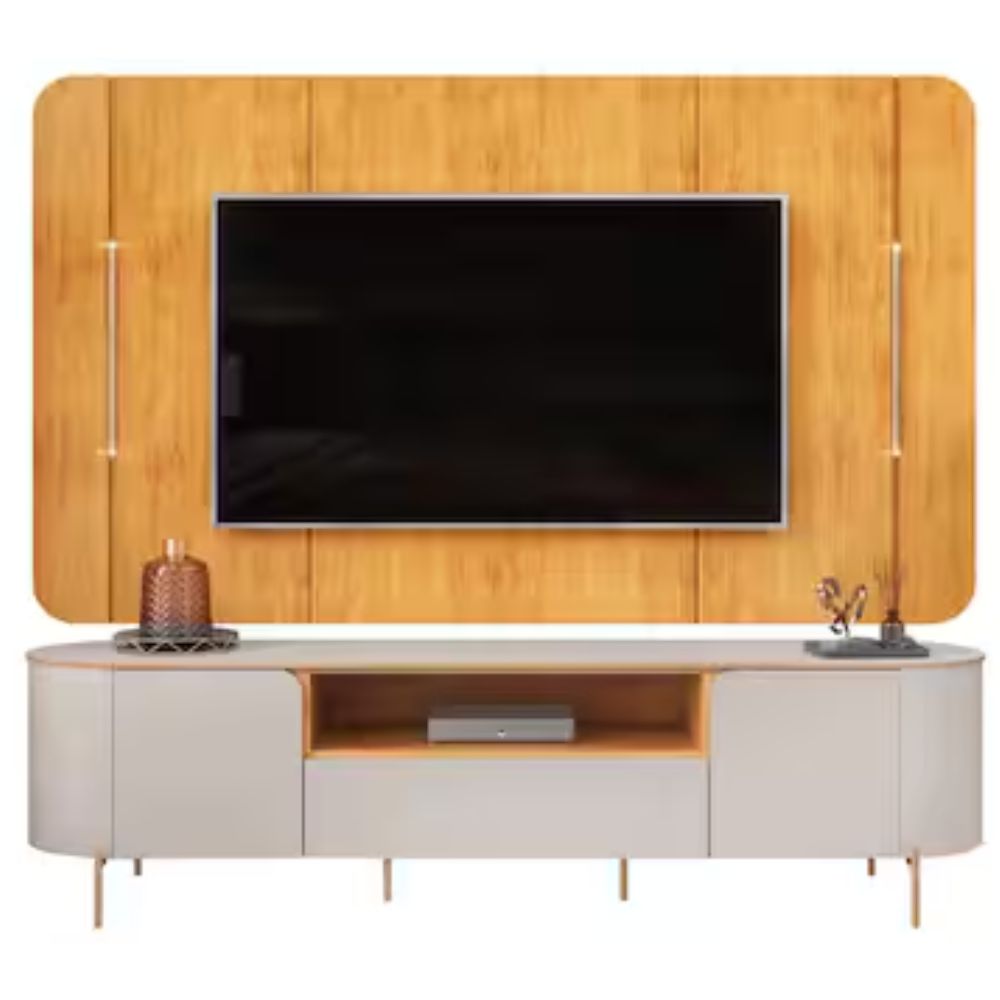 Bancada e Painel Areta cedro/bali 2180 mm