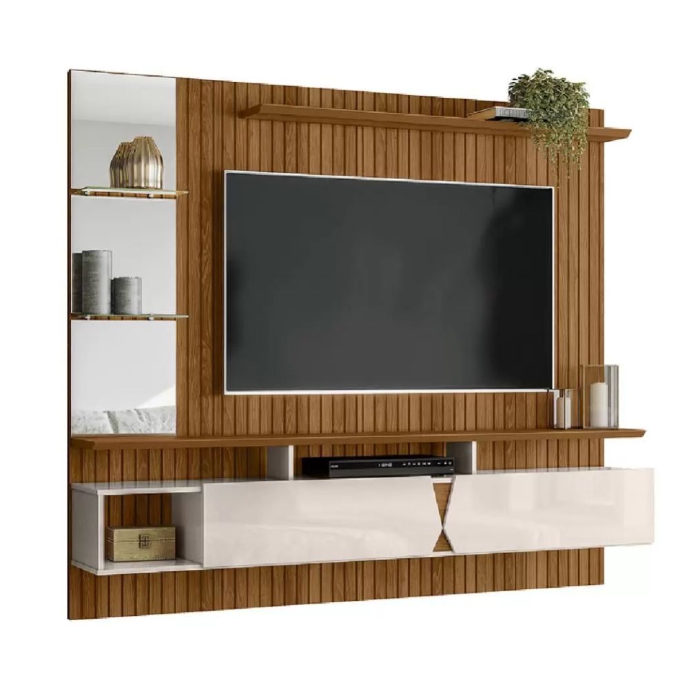 Painel Lukaliam Intense Freijo Ripado/Off White