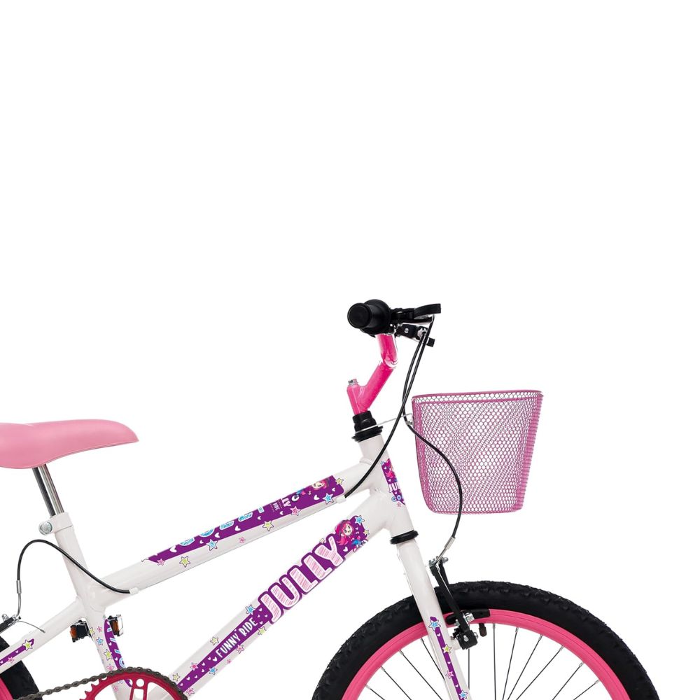 Bicicleta Colli Infantil Jully Aro 20 Branco