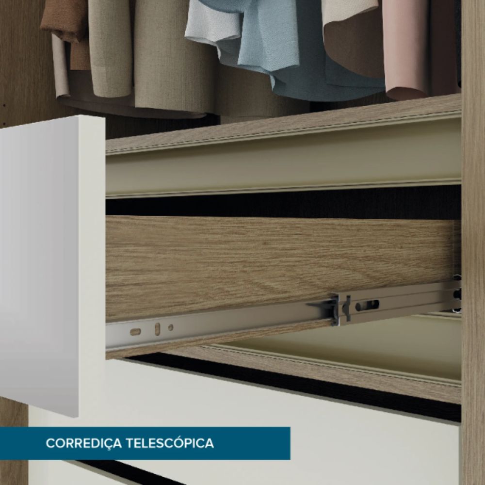 Guarda Roupa Rimo Regencia 10 Portas Freijo/off White