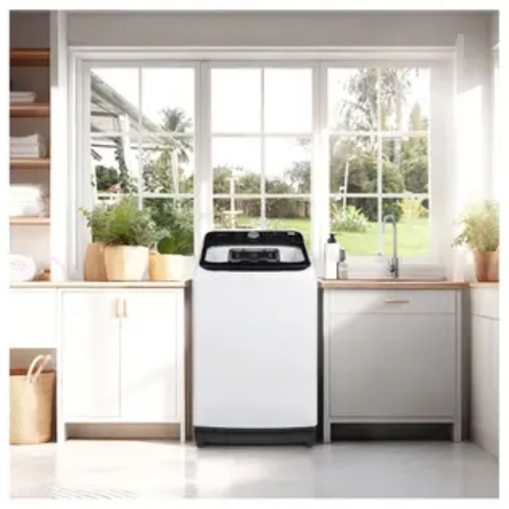 Lavadora de Roupas Midea 14kg Cesto Inox 13 Programas de Lavagem Branca MA512W140A/WK05