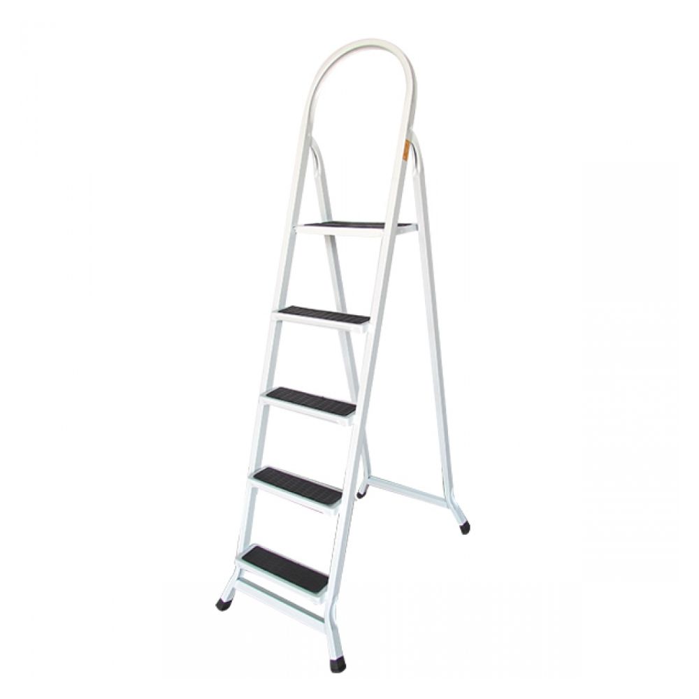 Escada Utilaco Retangular 5 Degraus Branco/Preto 106