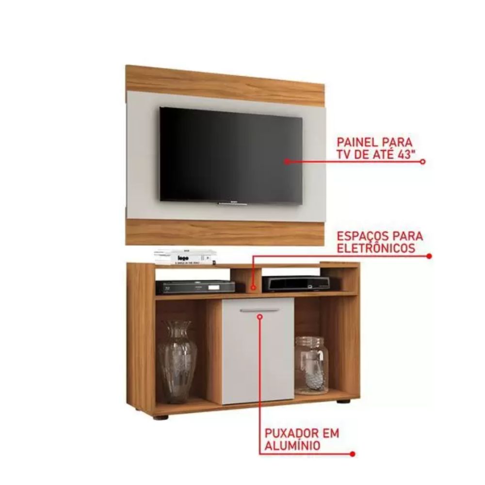 Rack/painel Notavel Show Freijo Tred/off White