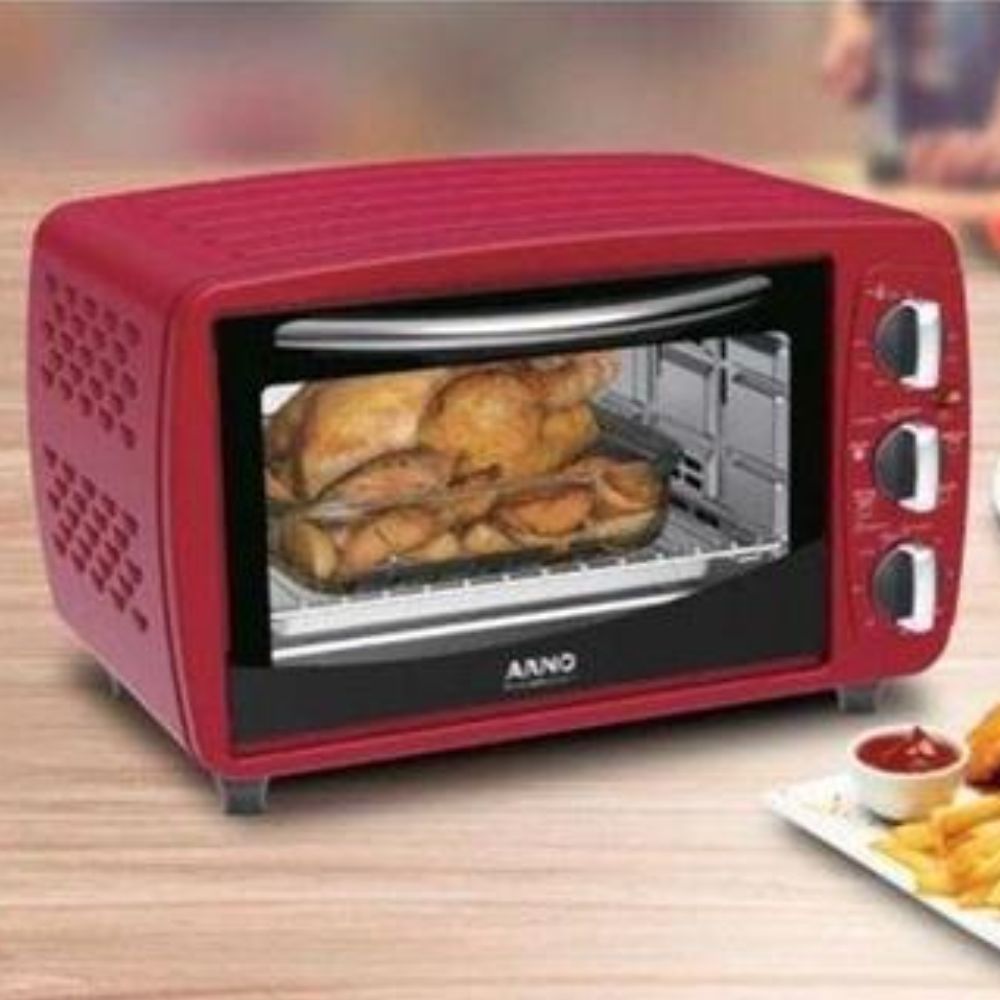 Forno Elétrico Arno Airfry 5 em 1 20L Vermelho FOR2