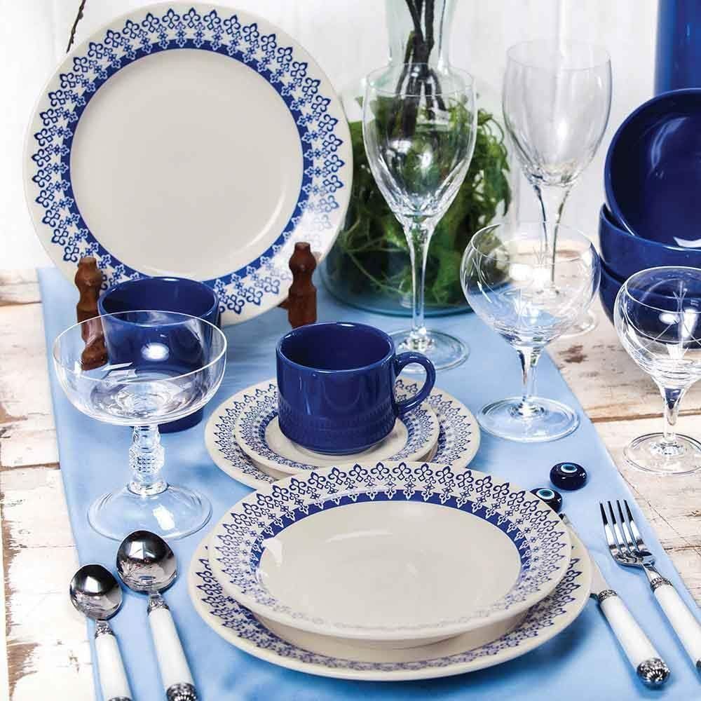 Aparelho de Jantar e Chá Oxford 20 Peças Grécia AE20-5108