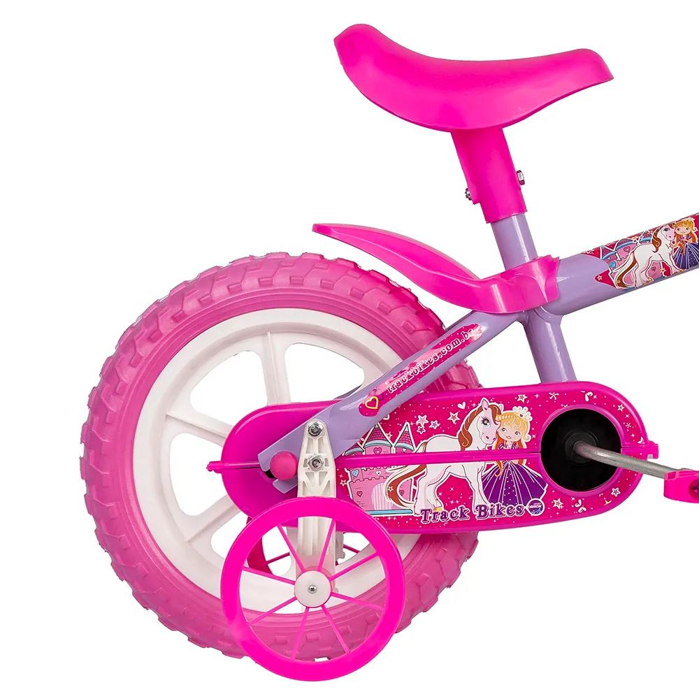 Bicicleta Infantil Track Aro 12 Arco Íris Lilás