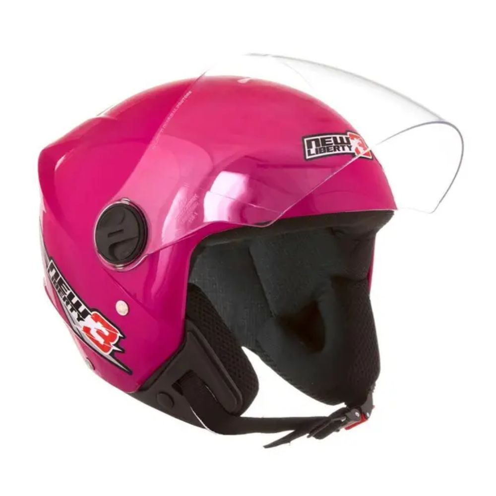 Capacete ProTork Liberty 3 New CAP-488RS Tam 58 Rosa