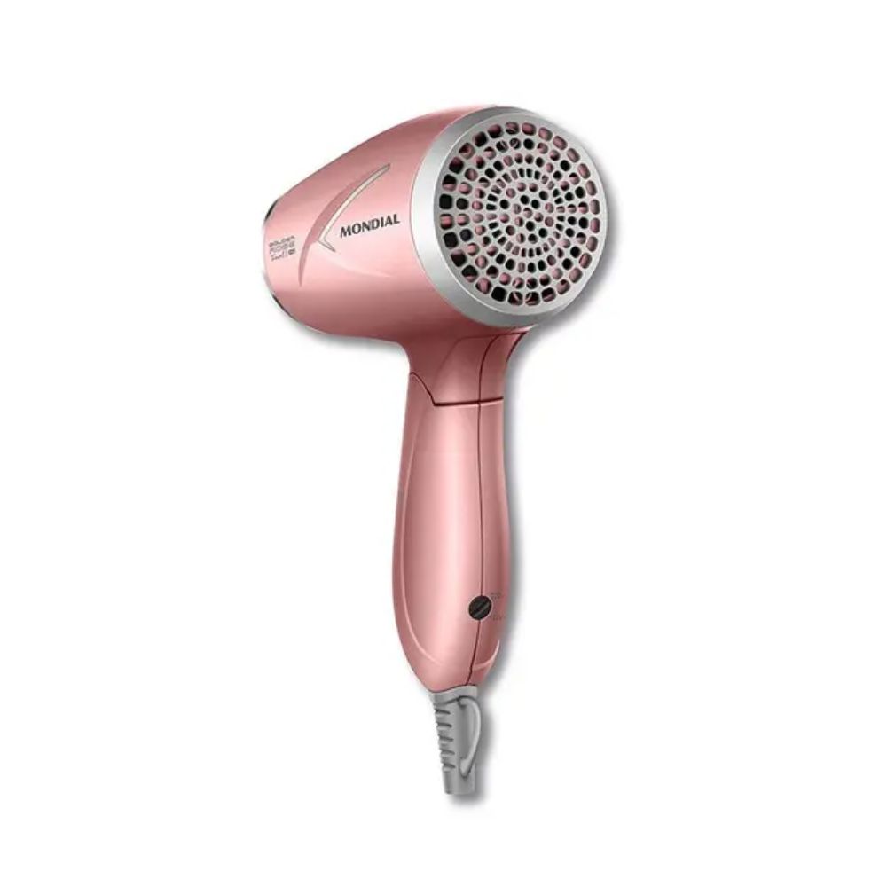 Secador de Cabelo Mondial Travel Golden SC-47 Gold Rose