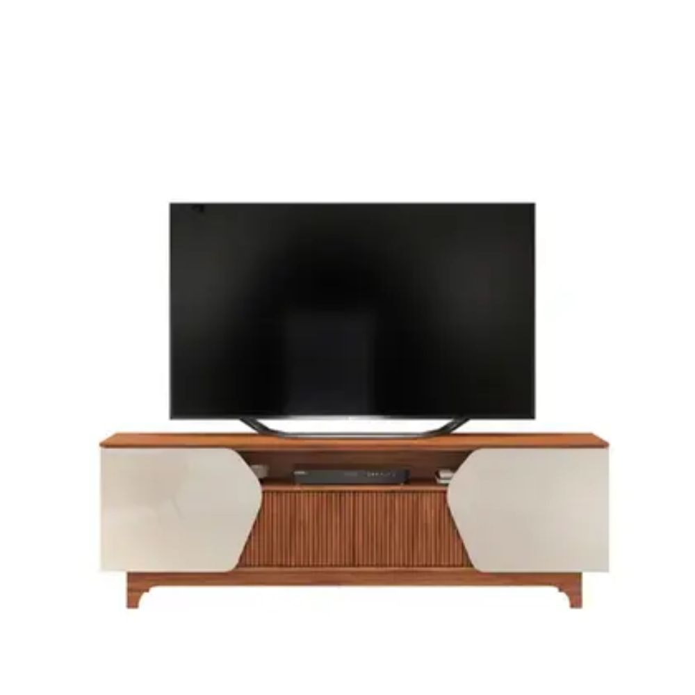 Rack com Painel Helo para TVs até 75 Polegadas MDF MDP 4 Portas DJ Móveis