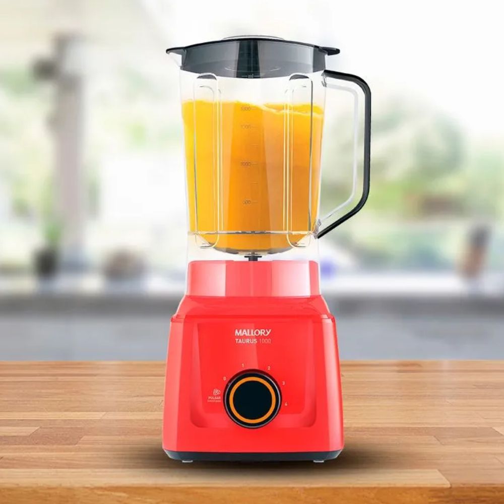 Liquidificador Mallory Taurus 1000W Vermelho