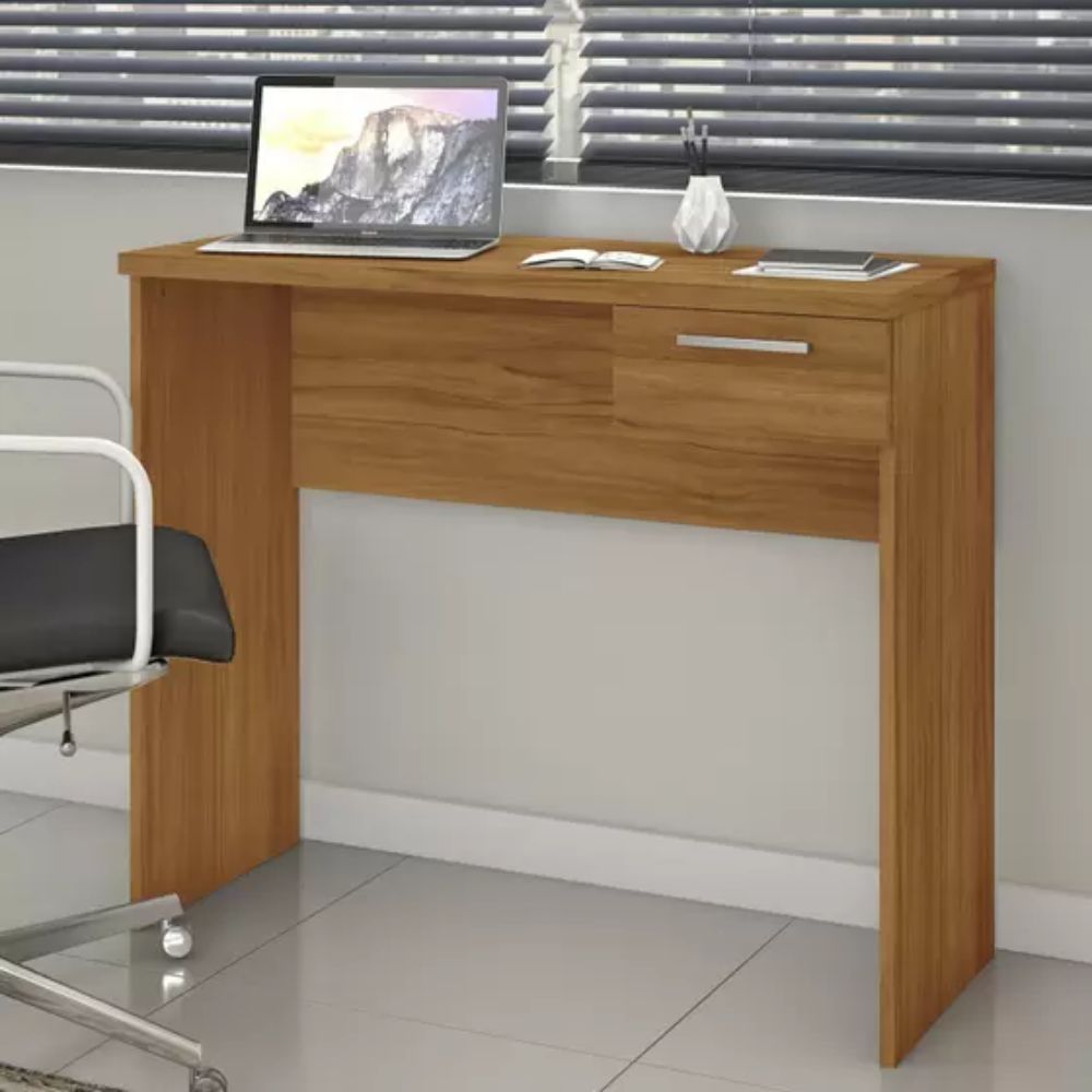 Mesa de Escritório Notável 90cm 1 Gaveta Office NT 2000 Freijó Trend