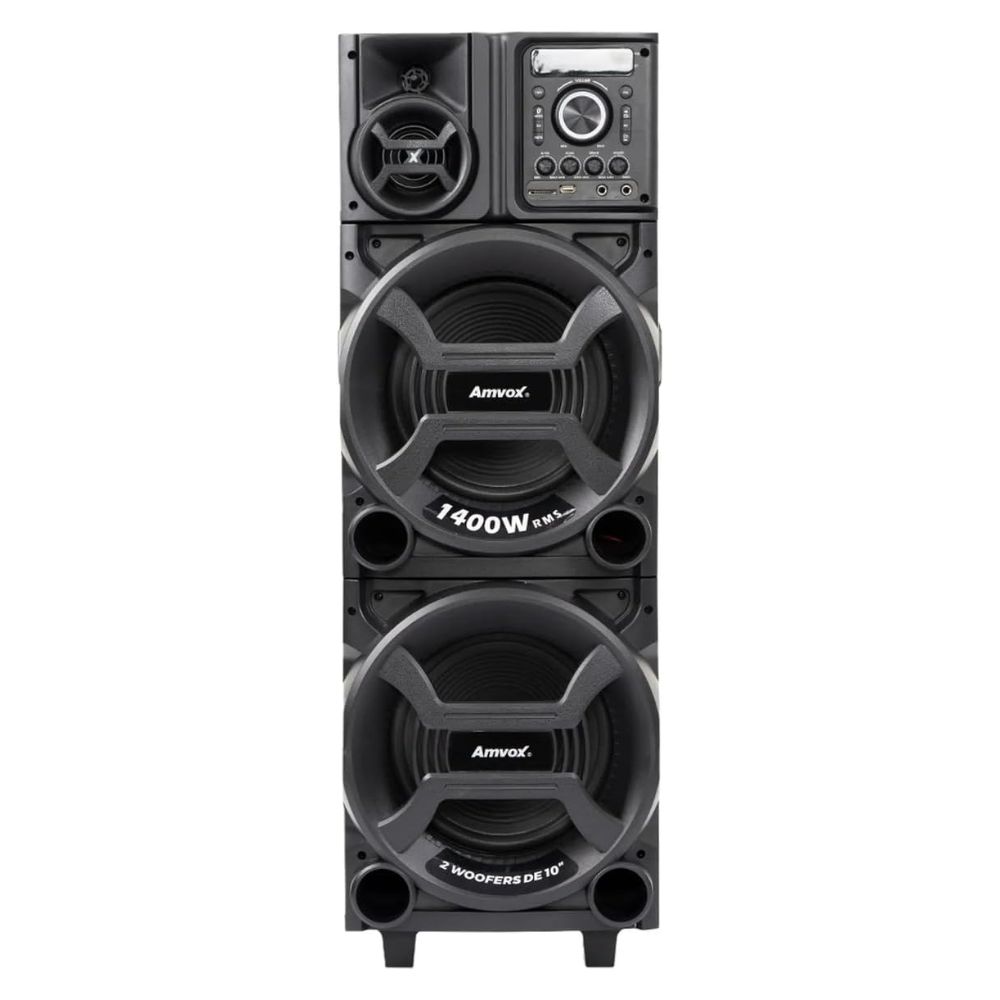 Caixa de Som Amplificada Amvox ACA 1402 Titan Black