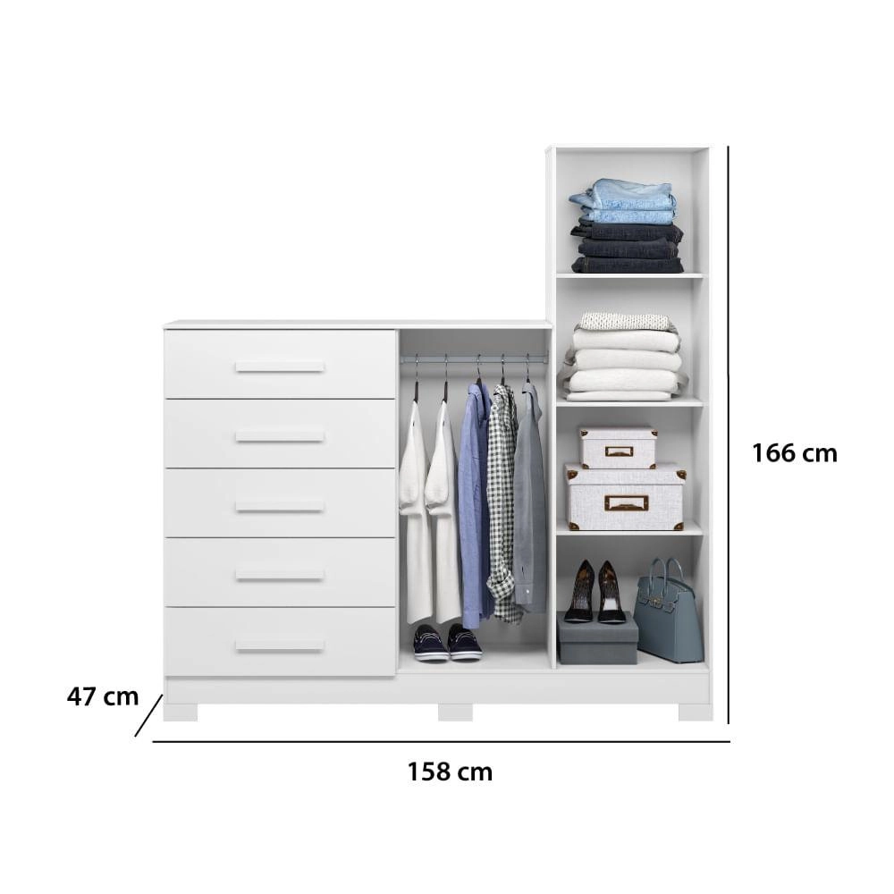 Cômoda Albatroz New Master Branco