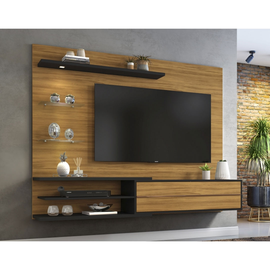 Painel Notavel Nt 1115 Ref 243 Freijó Trend / Preto