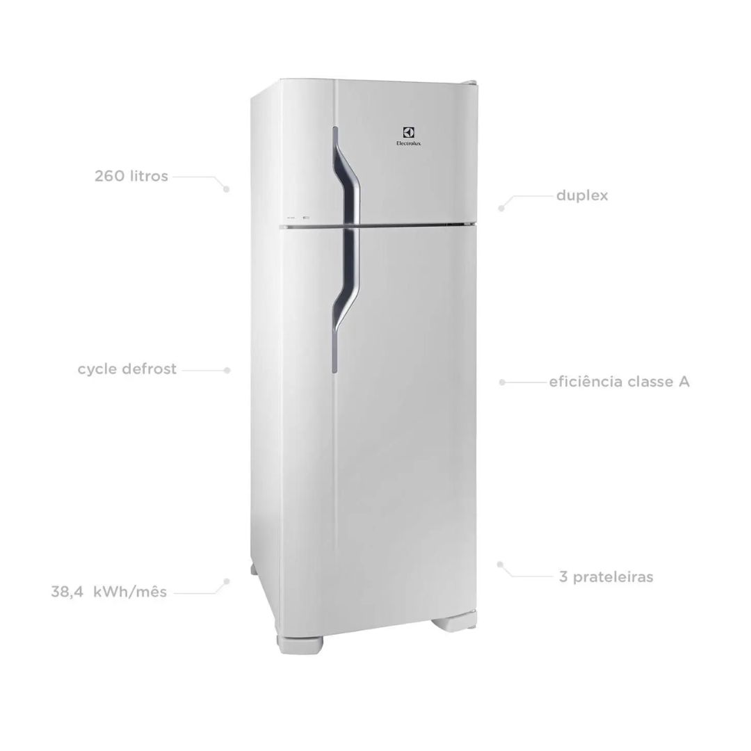 Refrigerador Electrolux Duplex 260l Dc35a Branco