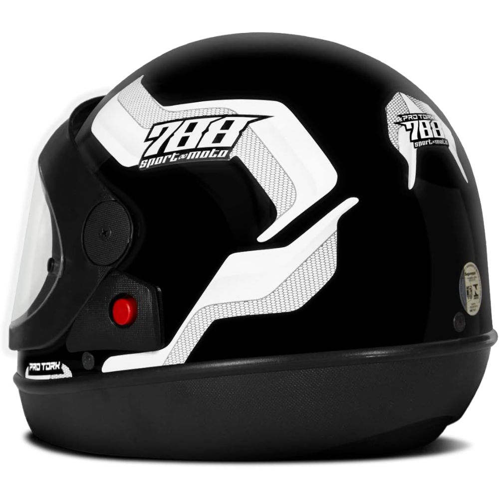 Capacete Pro Tork Sport Moto Branco