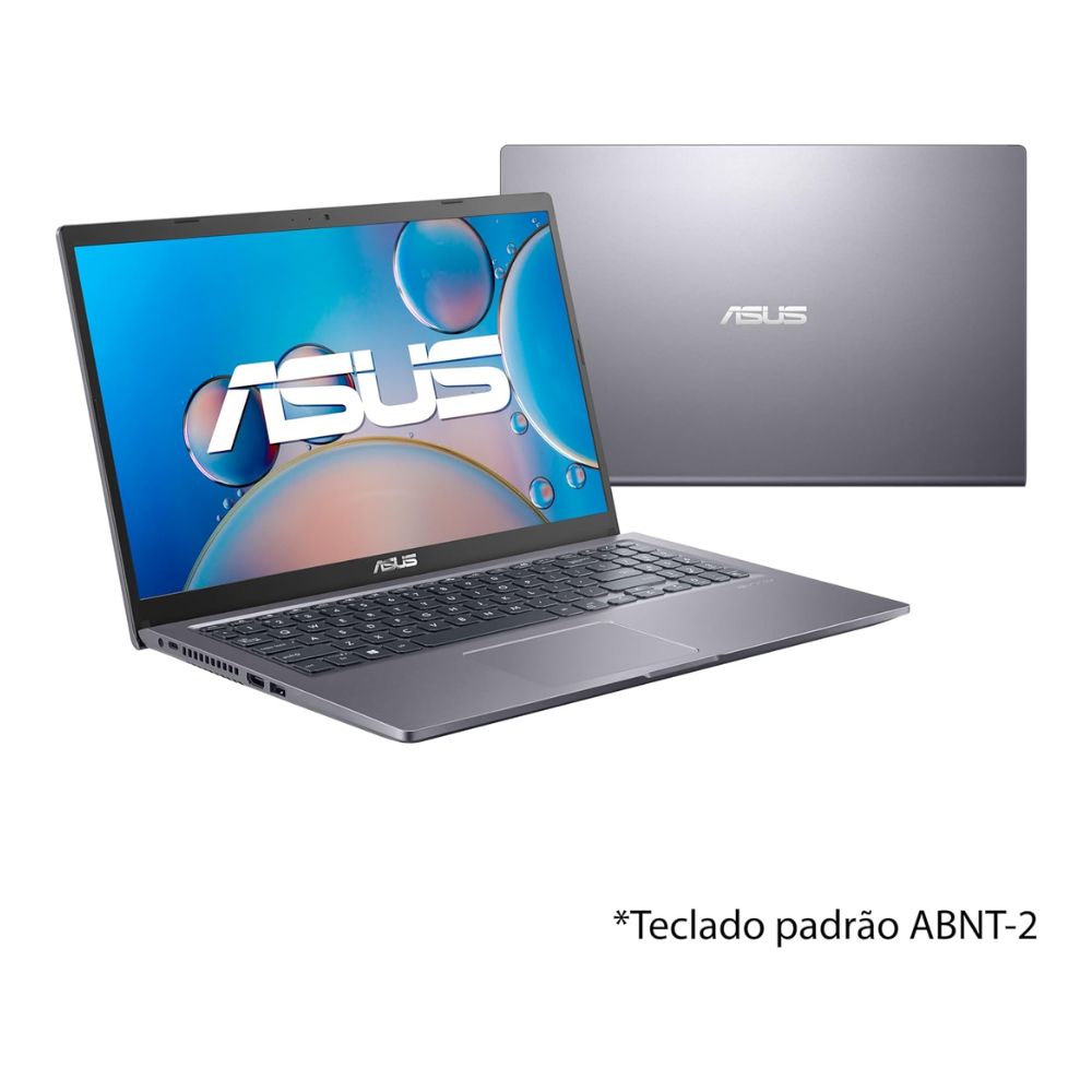 Notebook Asus X515MA-BR933WS Celeron 4GB 128GB SSD Windows 11 15,6" Cinza