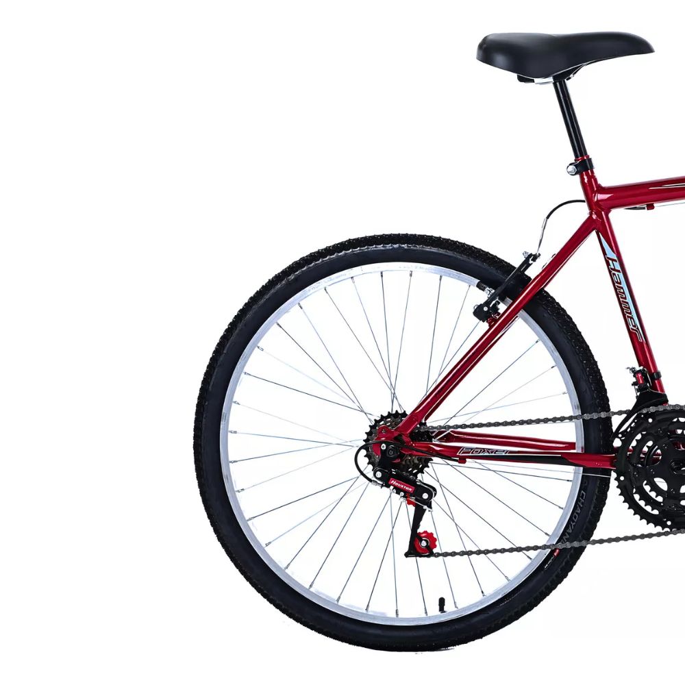 Bicicleta Houston Foxer Hammer Aro 26 Aço Carbono 21 Marchas Vermelha