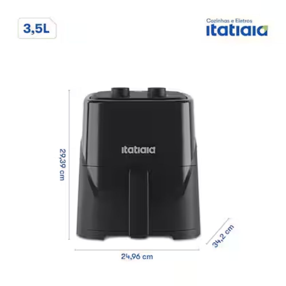 Fritadeira Elétrica Air Fryer Itatiaia 3,5 Litros 1300W