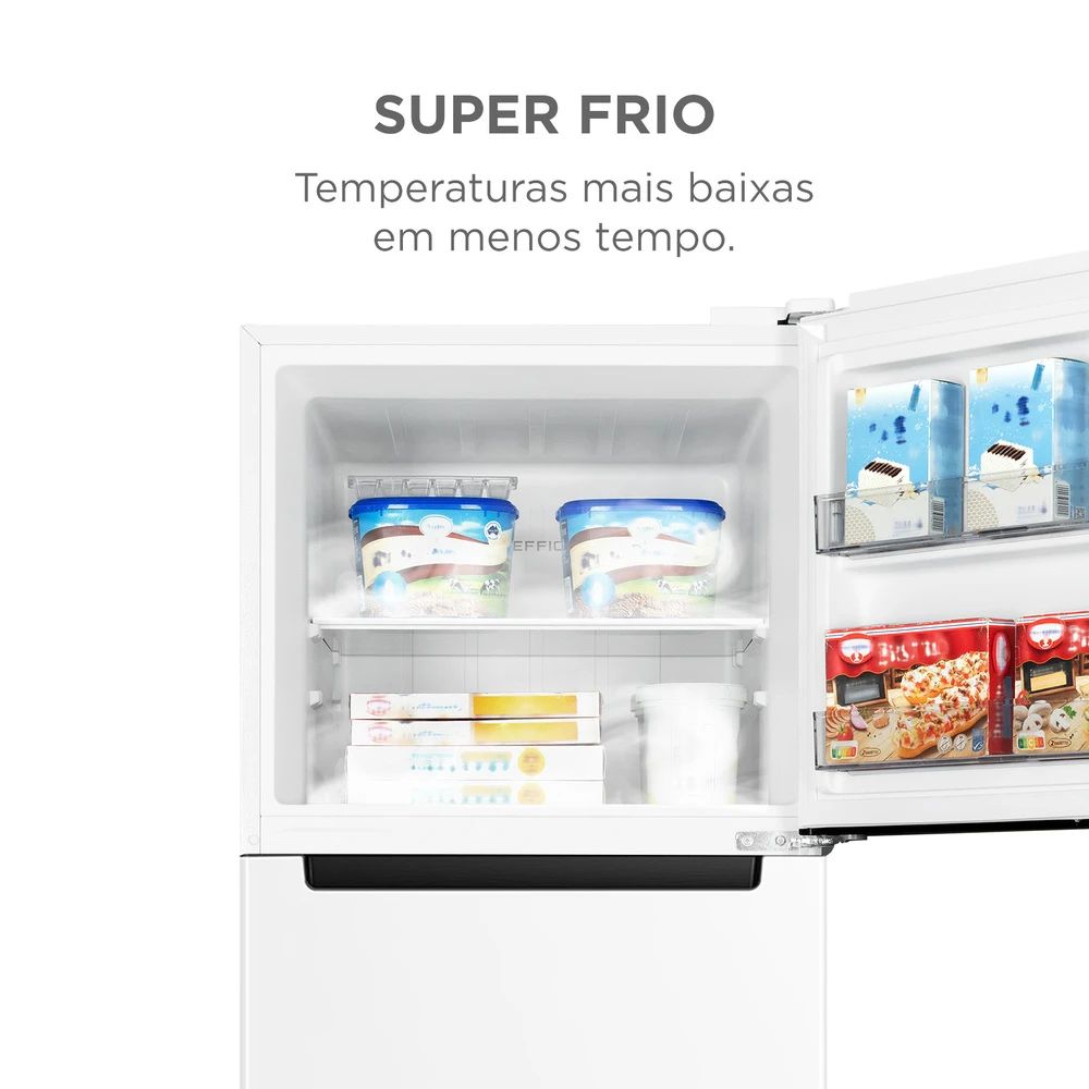 Geladeira Cycle Defrost Duplex 410L Inverter Branca Midea