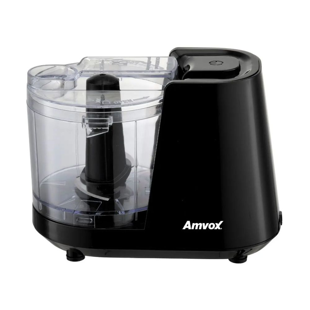 Mini Processador de Alimentos Amvox APR 1001 Black 100W 220V