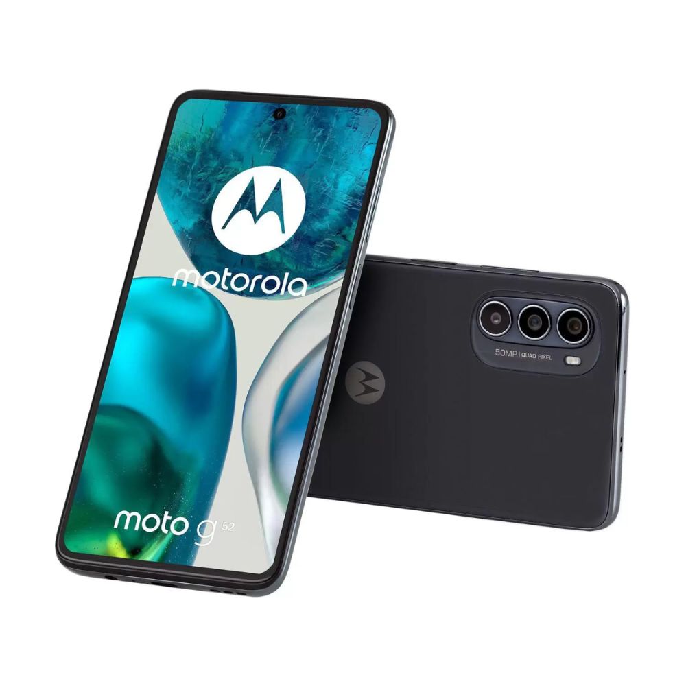 Smartphone Motorola Moto G52 128GB Preto 4G Octa-Core 4GB RAM