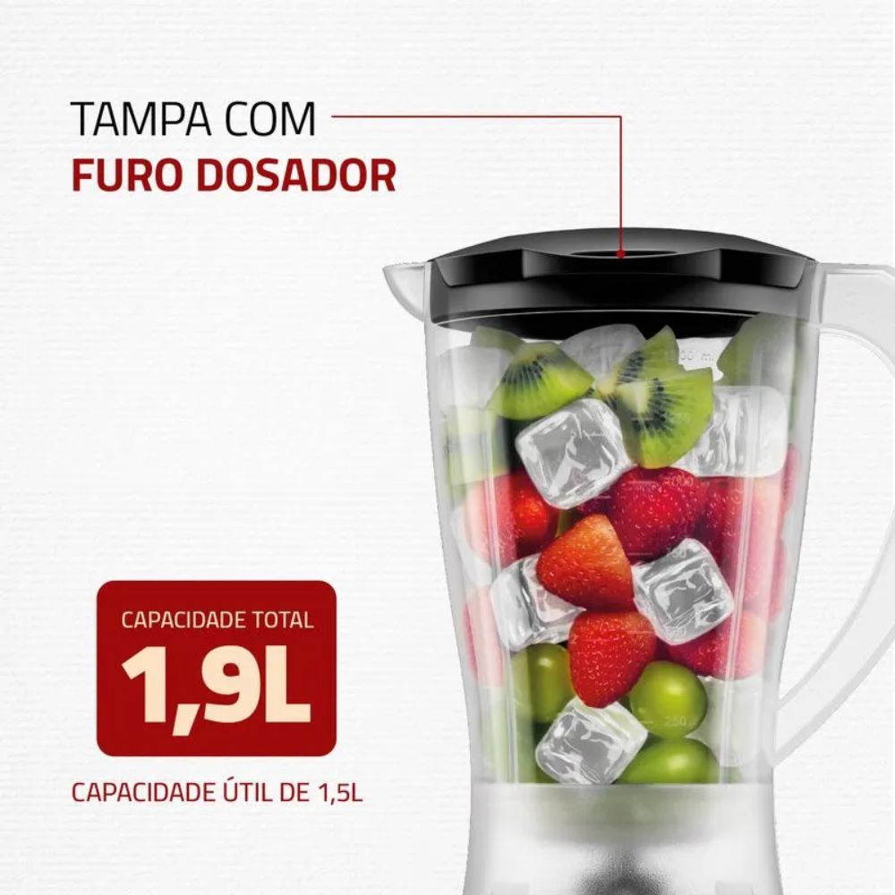 Liquidificador Mondial L-550B Preto