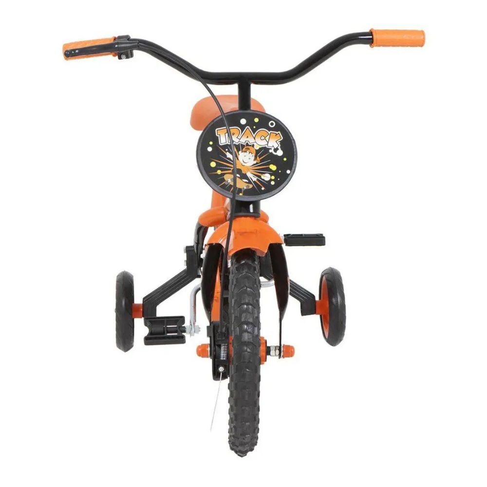 Bicicleta Track Aro 12 Preto/Laranja