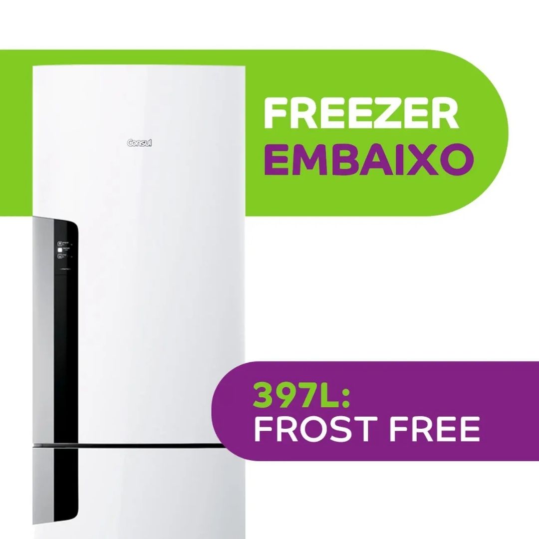 Refrigerador Consul Cre44abbna  F.free 397l Branco