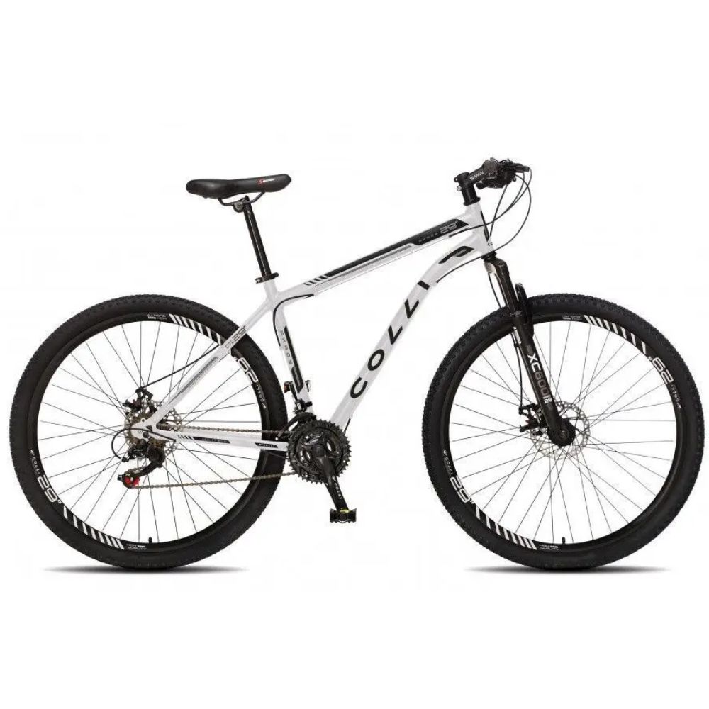 Bicicleta Colli Athena Aro 29 com Freio a Disco 21 Marchas Branca